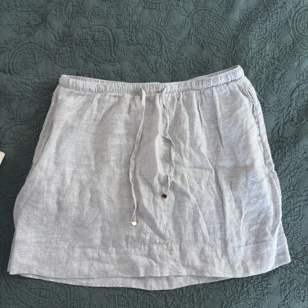C&C California Light Gray Mini Skirt
